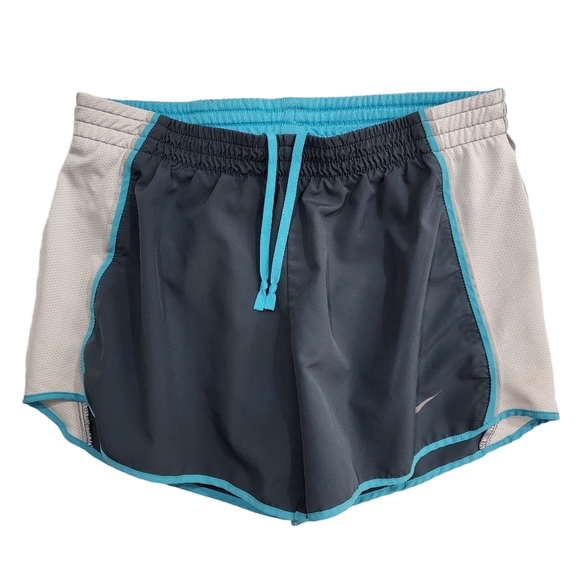 2 Nike DriFit Lined Running Shorts Performance Pull On Stretch Waist Bundle - Picture 3 of 16